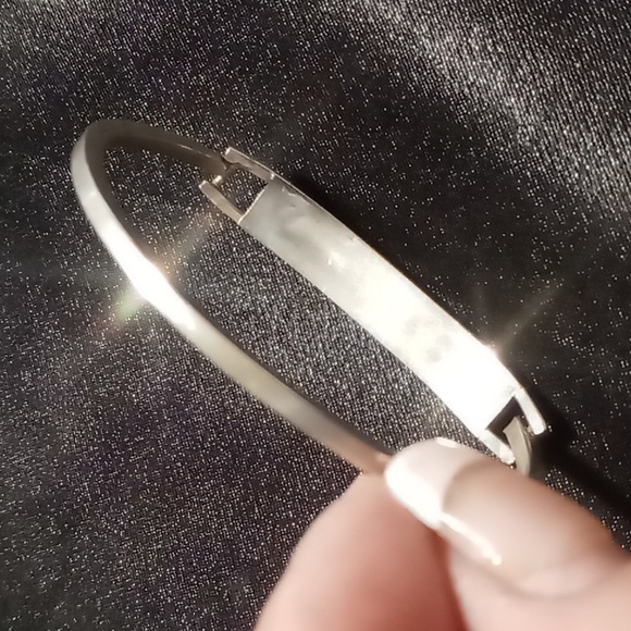 Taxco Mexican silver bracelet with abalone shell inlay - Picture 6 of 6